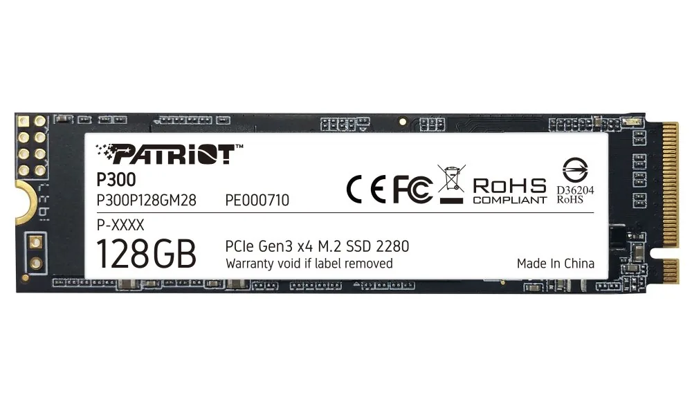 PATRIOT P300/128GB/SSD/M.2 NVMe/5R