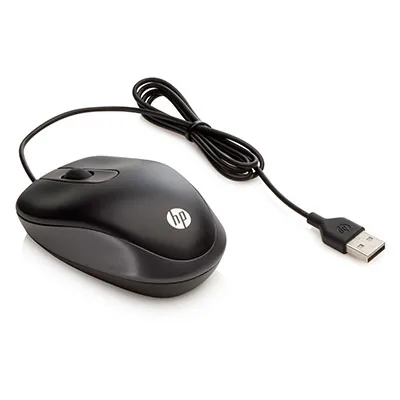 HP Travel - Myš - optický - 3 tlačítka - kabelové - USB