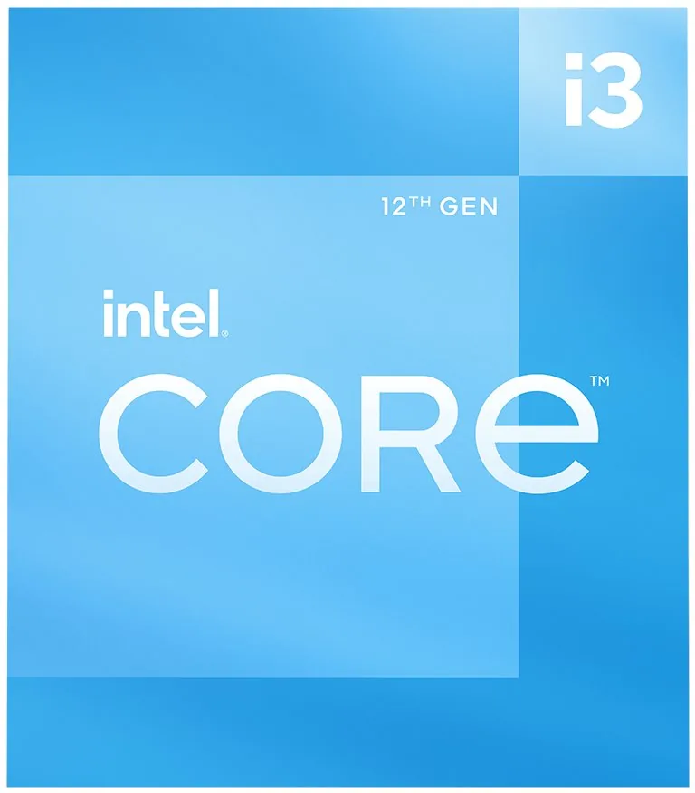 Intel Core i3 12100F - 3.3 GHz - 4 jádra - 8 vláken - 12 MB vyrovnávací paměť - LGA1700 Socket - Box
