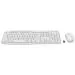 Logitech MK295 Silent - Sada klávesnice a myši - bezdrátový - 2.4 GHz - US mezinárodní - krémová