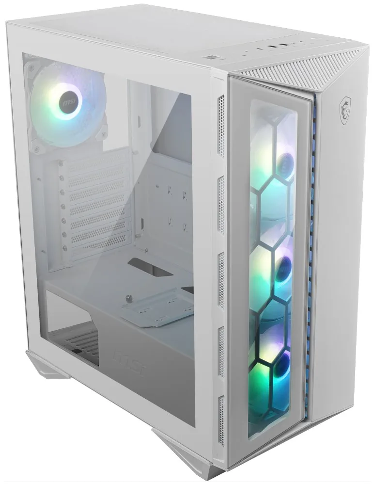 MSI MPG GUNGNIR 110R/Midi Tower/Transpar./Bílá