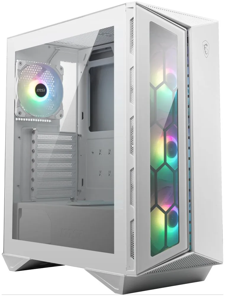 MSI MPG GUNGNIR 110R/Midi Tower/Transpar./Bílá