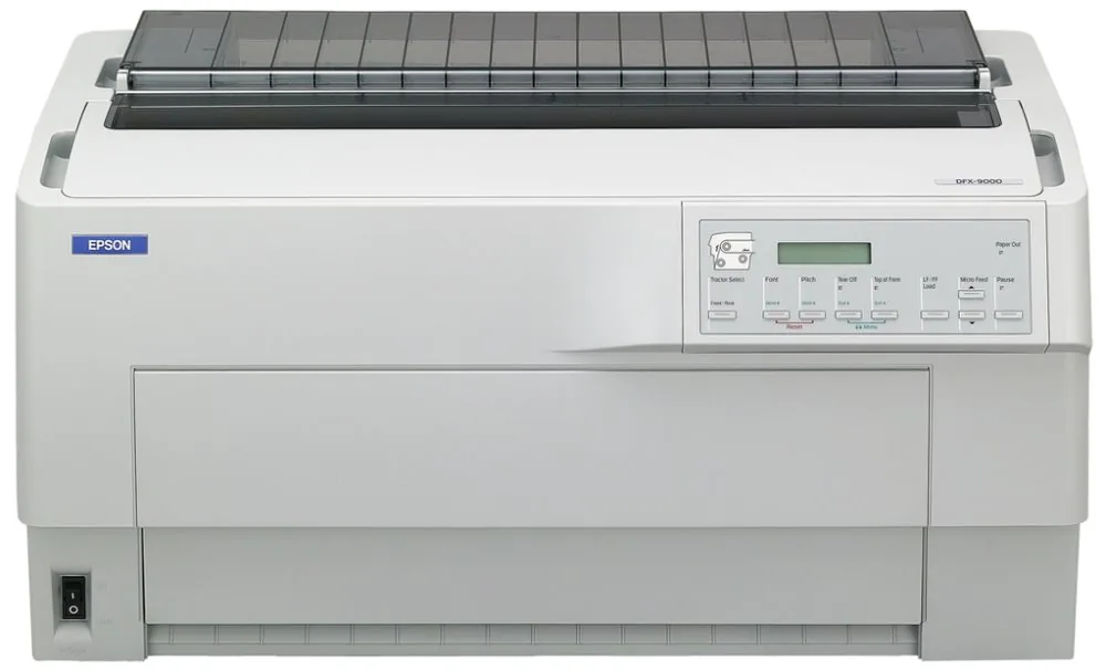 Epson DFX 9000N - Tiskárna - Č/B - jehličková - 419,1 mm (šířka) - 240 x 144 dpi - 9 pin - až 1550 znaků/s - paralelní, USB, LAN, sériový