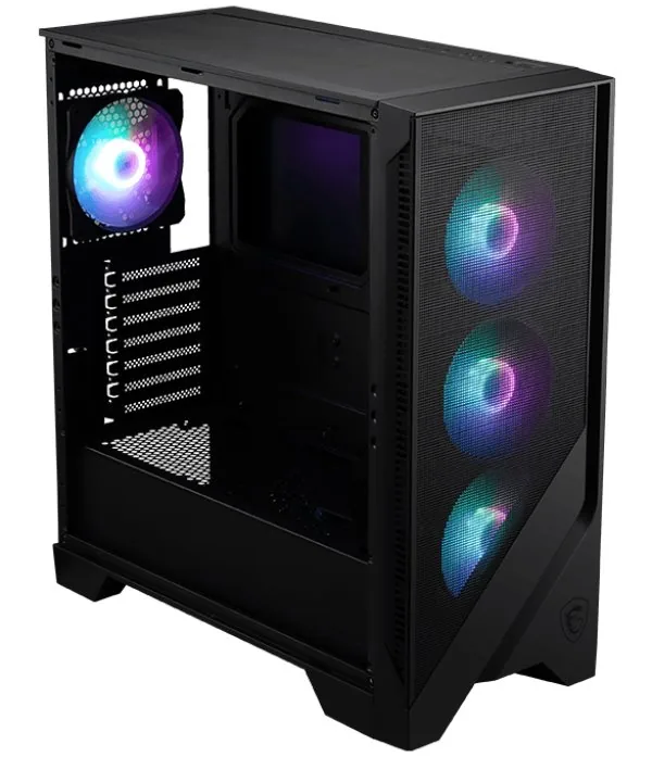 MSI MAG FORGE 320R AIRFLOW/Midi Tower/Transpar./Černá