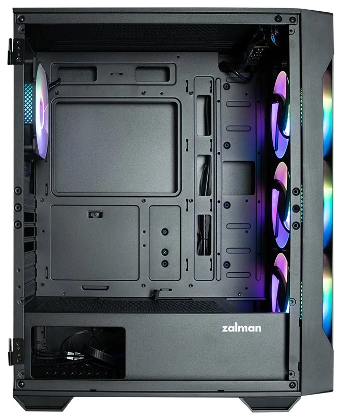 Zalman skříň I3 Neo middle tower ATX 4x120 ARGB fan 2xUSB 3.0 1xUSB 2.0 skl. přední panel i bočnice černá