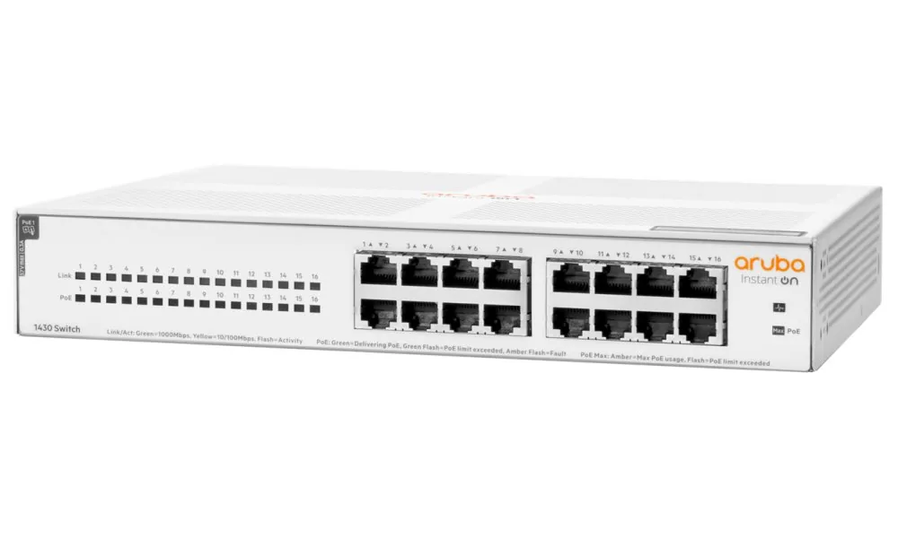 HPE Networking Instant On Switch 16p Gigabit CL4 PoE 124W 1430