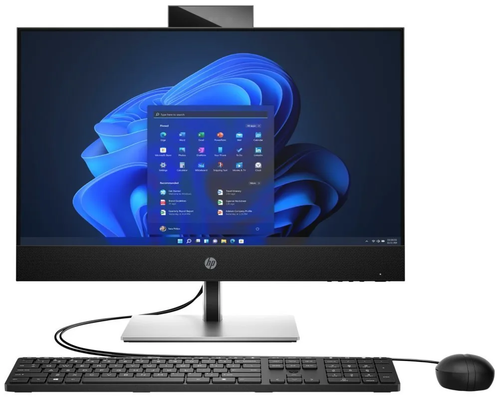 HP ProOne 440 G9 AiO i5-14500T 16GB DDR5 512GB SSD Radeon 6300M 2GB 23,8"FHD,matný W11P kbd+myš černý
