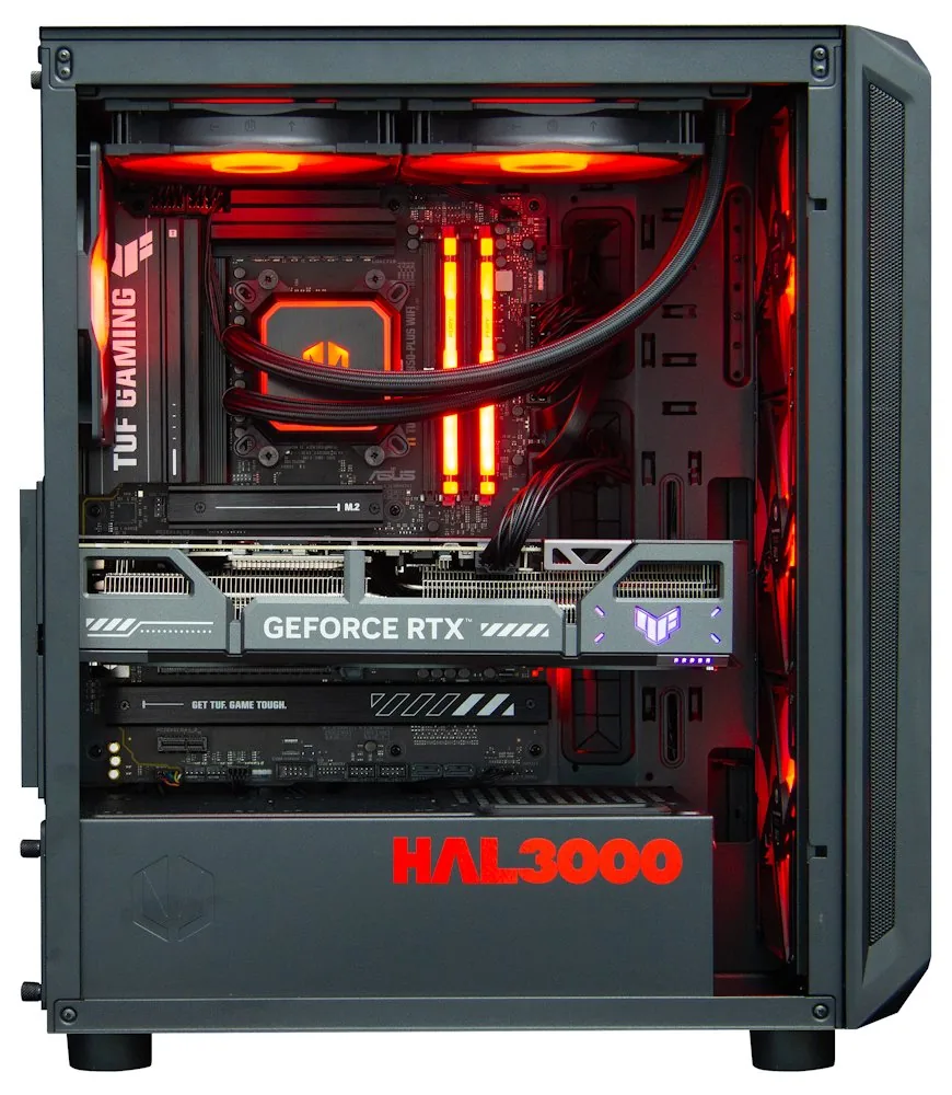 HAL3000 Alfa Gamer Elite Ti AMD Ryzen 7 9800X3D 32GB DDR5 RTX 5070 Ti 2TB PCIe4 SSD WiFi W11
