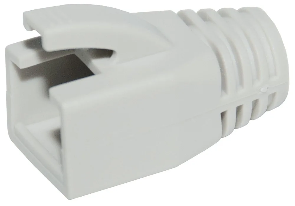 Solarix Ochrana RJ45 snag proof šedá S45SP-GY-6A S45SP-GY-8.0 pro kabely s celkovým průměrem do 8,0 mm