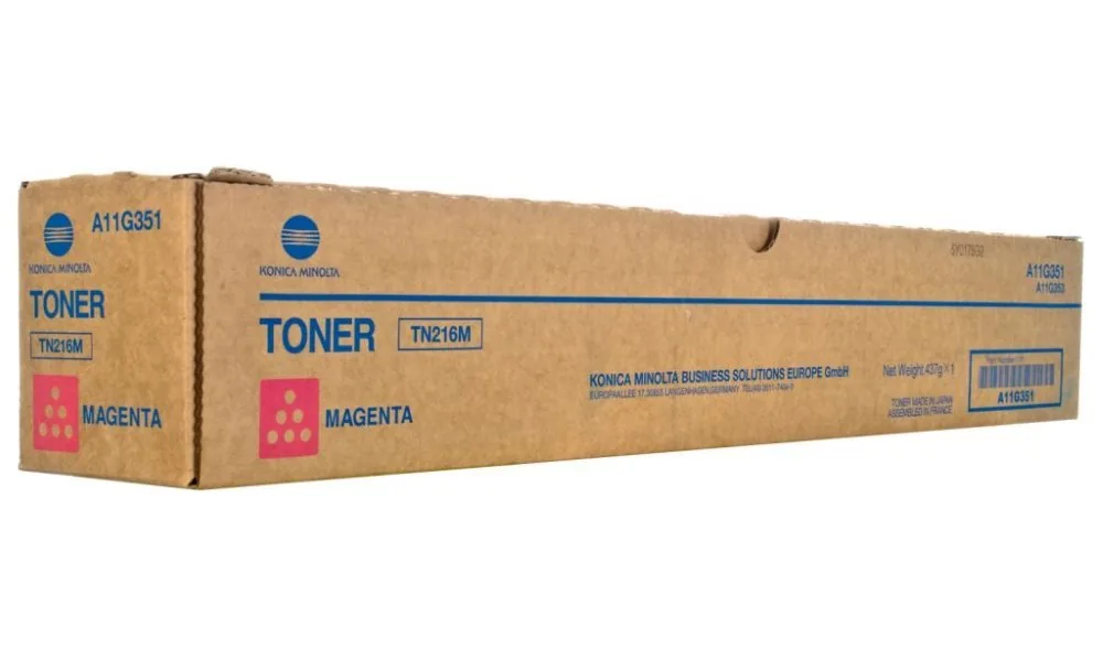 ROZBALENÉ - Konica Minolta Toner TN-216 Bizhub C220 C280 26 000 stran purpurový