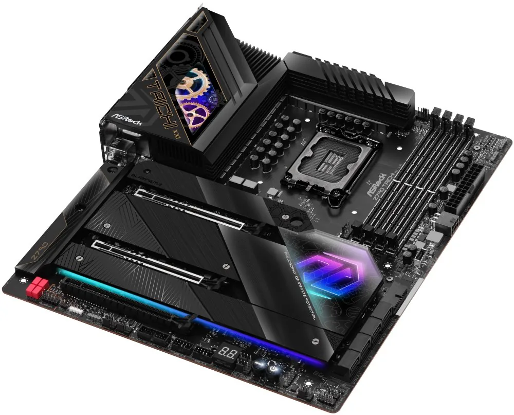 OPRAVENÉ - ASRock Z790 Taichi Intel Z790 LGA1700 4x DDR5 5x M.2 HDMI Thunderbolt USB-C WiFi EATX