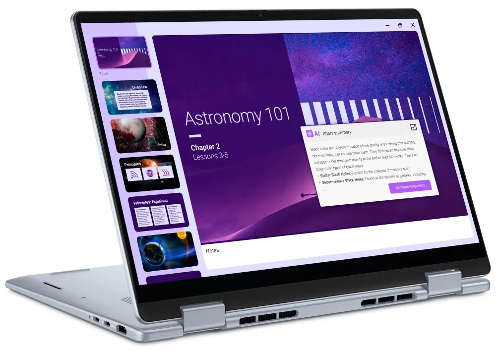 Dell 14 Plus 2-in-1/DB04250/U7-256V/14"/WUXGA/T/16GB/1TB/Arc/W11P/Silver/3RNBD