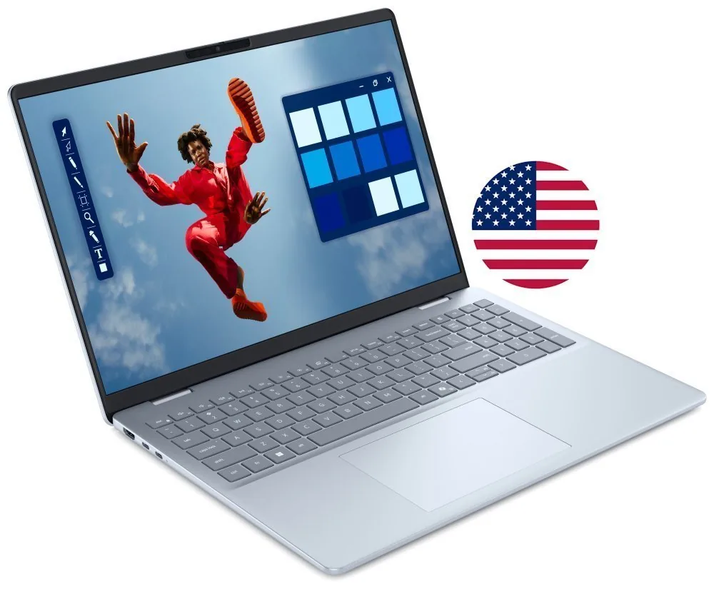 DELL 16 Plus Touch DB16250 Core Ultra 7 258V 32GB 1TB SSD 16" FHD+ dotykový FPR US kl. W11Pro modrý 3Y PS NBD on-si.