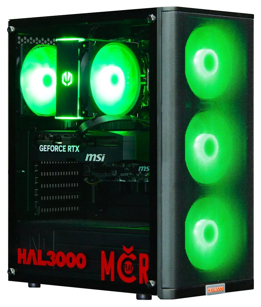 HAL3000 MČR Finale Pro AMD Ryzen 7 5700X 32GB DDR4 RTX 5070 1TB PCIe4 SSD WiFi W11