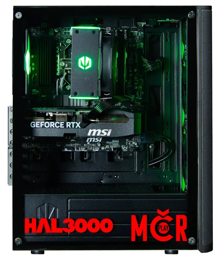 HAL3000 MČR Finale Pro AMD Ryzen 7 5700X 32GB DDR4 RTX 5070 1TB PCIe4 SSD WiFi W11