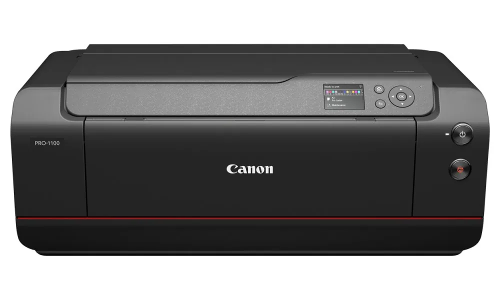 Canon imagePROGRAF PRO-1100 - 17" tisk na velký formát - barva - tryskový - 431,8 x 558,8 mm - 2400 x 1200 dpi až 2.42 min/str. (barevný) - kapacita: 150 listy - USB 2.0, LAN, Wi-Fi(n) - černá