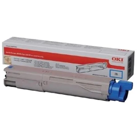 OKI originální toner 45862839, cyan, 7300str., OKI MC853, MC873