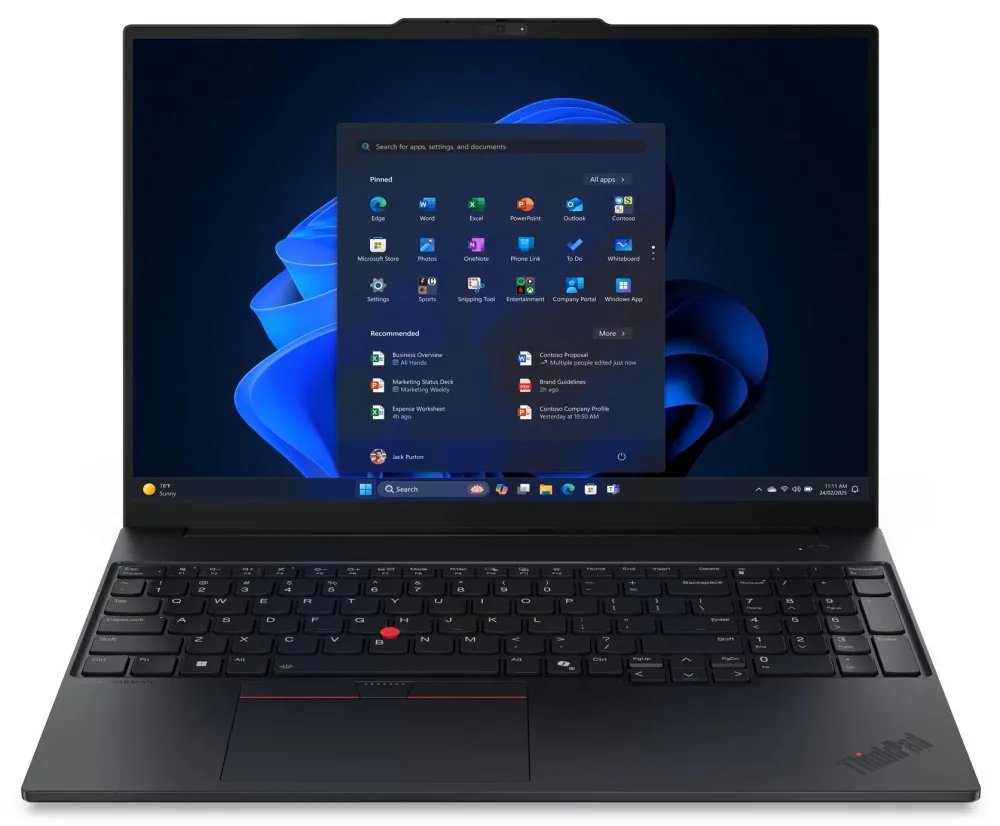 Lenovo ThinkPad E16 G3, 5 220U, 16" WUXGA (1920x1200) IPS, UHD, 1x16GB, 512GB, W11P, černá, 3R