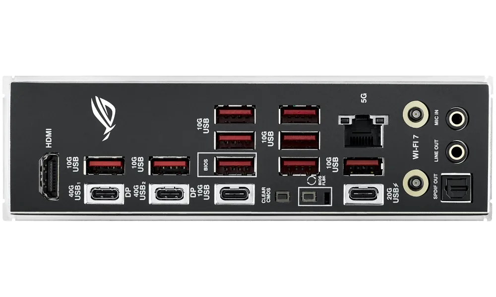 OPRAVENÉ - ASUS ROG STRIX X870E-E GAMING WIFI X870E AM5 4x DDR5 HDMI M.2 USB4 WIFI ATX
