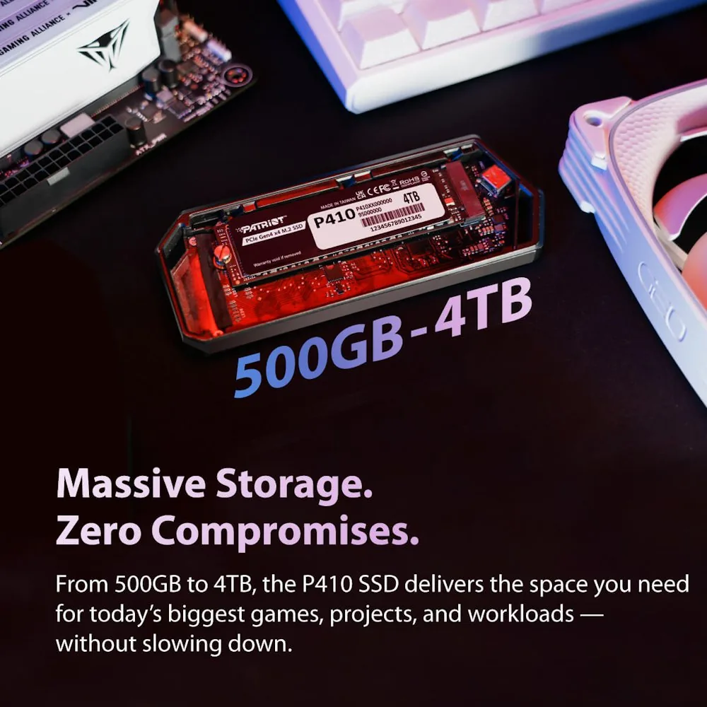 PATRIOT P410/1TB/SSD/M.2 NVMe/5R