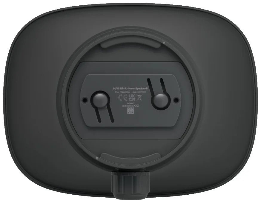 Ubiquiti UniFi AI Horn Speaker, venkovní PoE reproduktor s AI funkcemi, černý