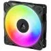 ARCTIC P12 Pro Reverse A-RGB (3pack) 120mm Case Fan with A-RGB - Reverse Impeller Design - FDB beari