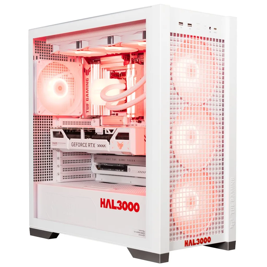 HAL3000 Alfa Gamer BTF White AMD Ryzen 7 9800X3D 32GB DDR5 RTX 5070 Ti 2TB PCIe4 SSD WiFi W11