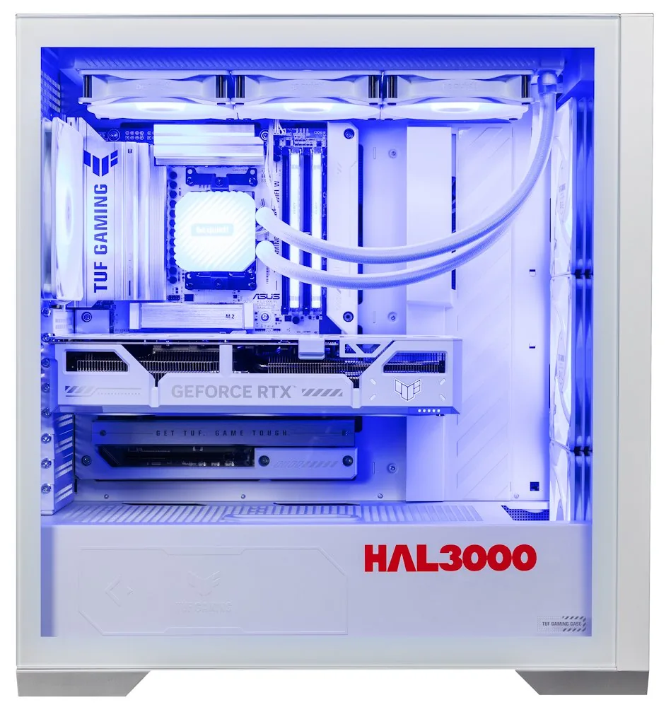 HAL3000 Alfa Gamer BTF White AMD Ryzen 7 9800X3D 32GB DDR5 RTX 5070 Ti 2TB PCIe4 SSD WiFi W11