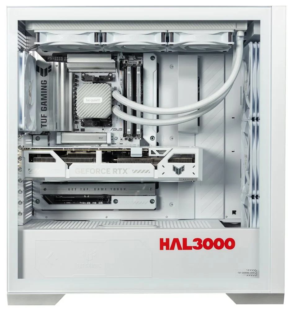 HAL3000 Alfa Gamer BTF White AMD Ryzen 7 9800X3D 32GB DDR5 RTX 5070 Ti 2TB PCIe4 SSD WiFi W11