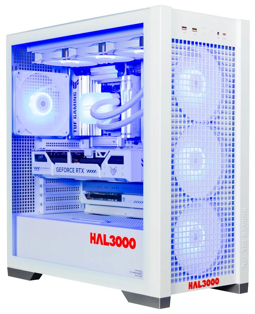 HAL3000 Alfa Gamer BTF White AMD Ryzen 7 9800X3D 32GB DDR5 RTX 5070 Ti 2TB PCIe4 SSD WiFi W11