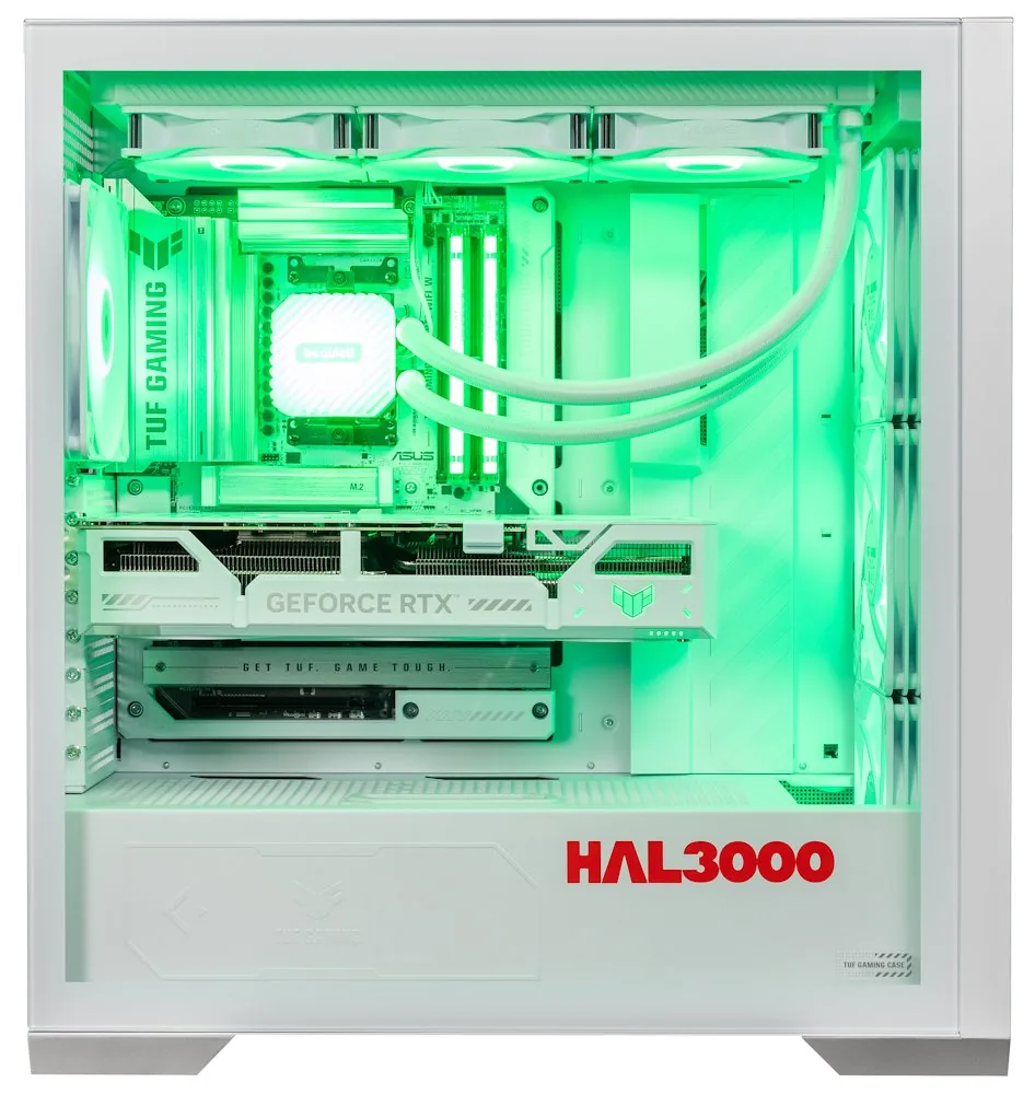 HAL3000 Alfa Gamer BTF White AMD Ryzen 7 9800X3D 32GB DDR5 RTX 5070 Ti 2TB PCIe4 SSD WiFi W11