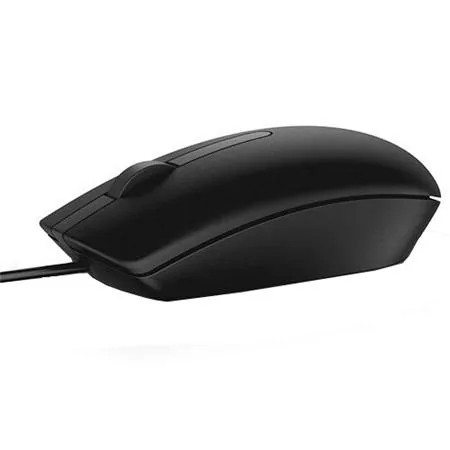 Dell MS116 - Myš - optický - 2 tlačítka - kabelové - USB - černá