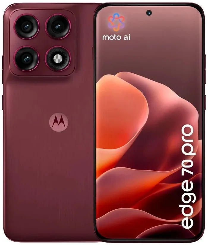 Motorola EDGE 70 Pro - PANTONE Zinfandel (Red) 6,78" single SIM + eSIM 12GB 512GB 5G Android 16