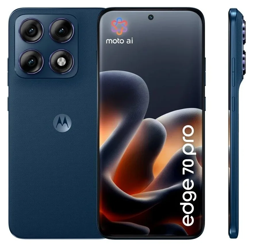 Motorola EDGE 70 Pro - PANTONE Titan (Blue) 6,78" single SIM + eSIM 8GB 256GB 5G Android 16