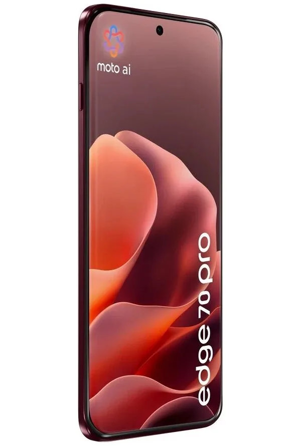 Motorola EDGE 70 Pro - PANTONE Zinfandel (Red) 6,78" single SIM + eSIM 8GB 256GB 5G Android 16