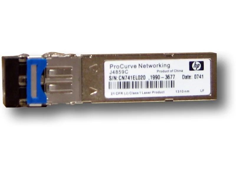 SFP transceiver 1,25Gbps, 1000BASE-LX, SM, 20km, 1310nm (FP), LC duplex, 0 až 70°C, 3,3V, DMI, HP kompatibilní J4859D