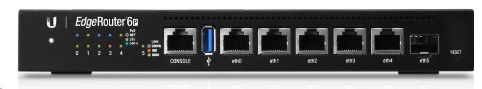 Ubiquiti EdgeRouter ER-6P, 5x RJ-45 PoE + 1x SFP