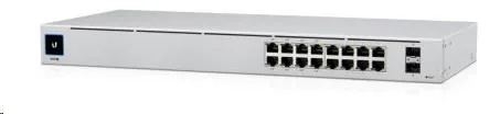 Ubiquiti Switch L2 UniFi USW-16-POE, 16-Port Gigabit, 8x PoE-out Gen 2, PoE budget 42W