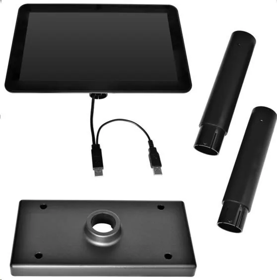 10,1" LCD barevný zákaznický monitor Virtuos SD1010R, USB, černý