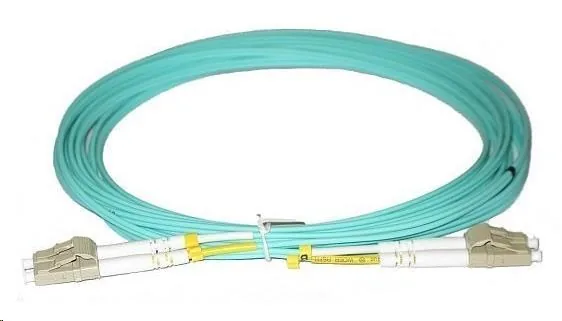 Duplexní patch kabel MM 50 125, OM3, LC-LC, LS0H, 0,5m