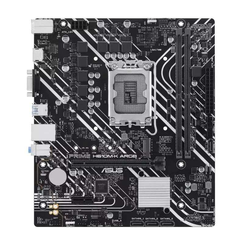 MB ASUS Prime H610M-K ARGB LGA1700 2xDDR5 M.2 HDMI D-sub mATX