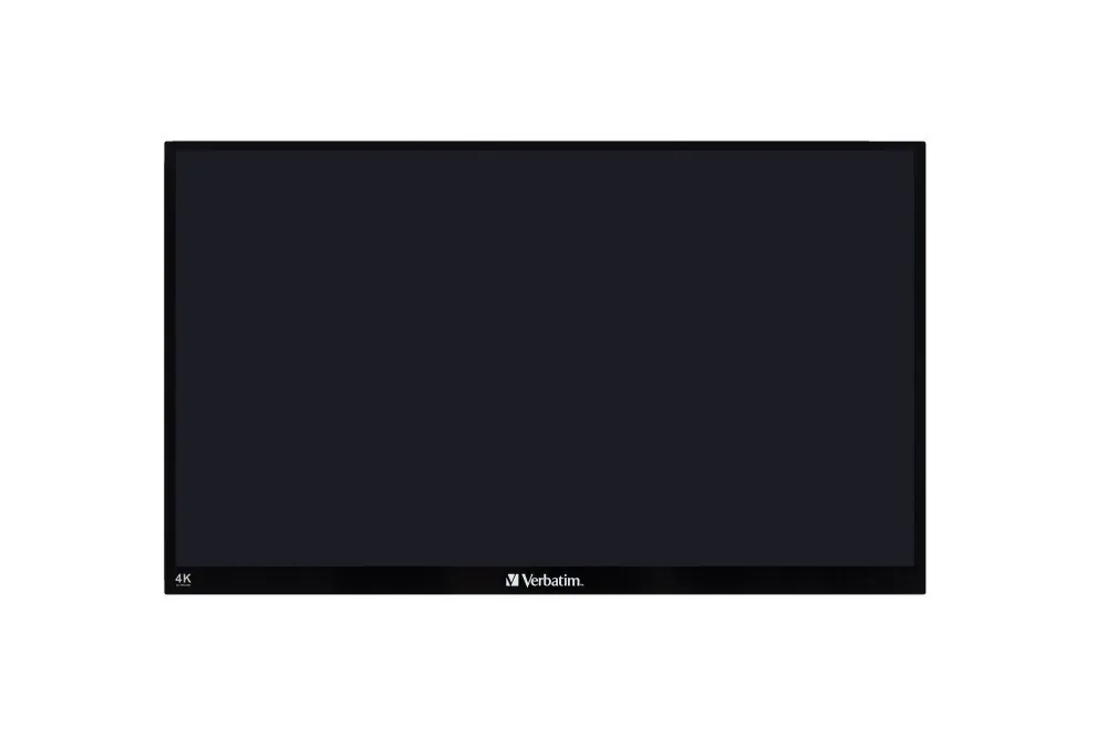 Verbatim přenosný dotykový monitor, PMT-15-4K, 15.6", Ultra HD 4K (3840x2160), 60Hz, černý