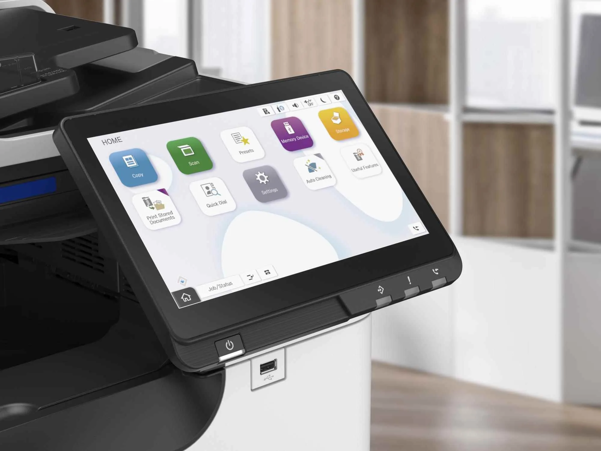 Epson WorkForce Enterprise AM-C400 - Multifunkční tiskárna - barva - tryskový - 215 x 355 mm (originální) - A4/Legal (média) - až 40 stran/min. (tisk) - 1100 listy - 33.6 Kbps - USB 3.0, hostitel USB, Gigabit LAN