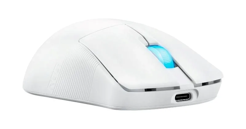 ASUS Herní myš ROG Harpe Ace Mini, Bezdrátová BT, RF 2.4GHz, bílá