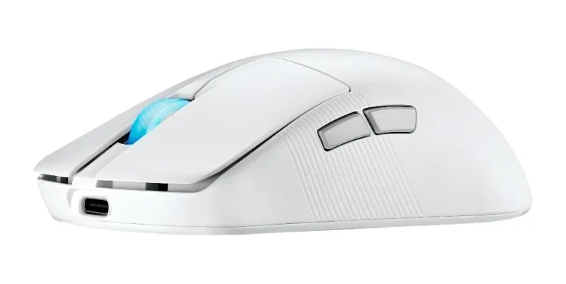 ASUS Herní myš ROG Harpe Ace Mini, Bezdrátová BT, RF 2.4GHz, bílá