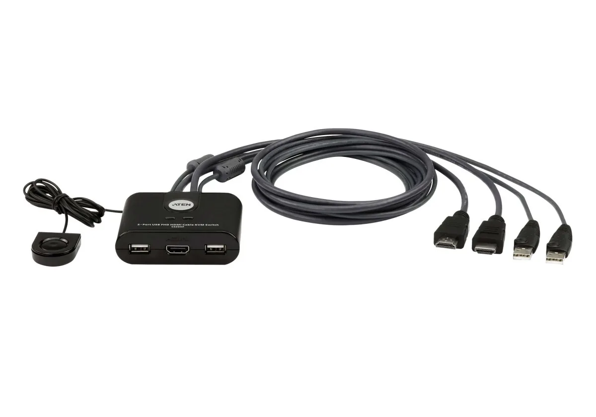 ATEN 2-port HDMI KVM USB mini