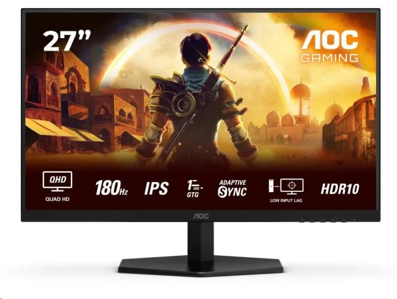 AOC Gaming/Q27G42XE/27"/IPS/QHD/180Hz/0,5ms/Černá/3R