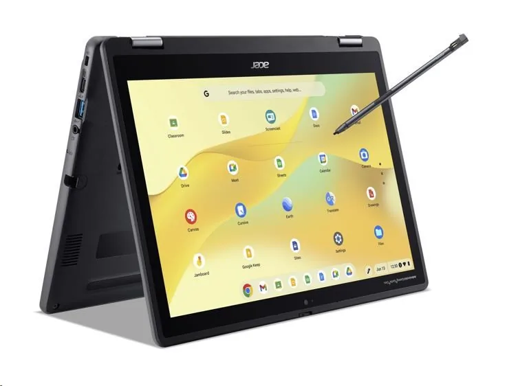 Acer Chromebook Spin 512/R857TN-TCO-C4LZ/N150/12,2"/WUXGA/T/8GB/128GB eMMC/UHD/Chrome EDU/Black/2R