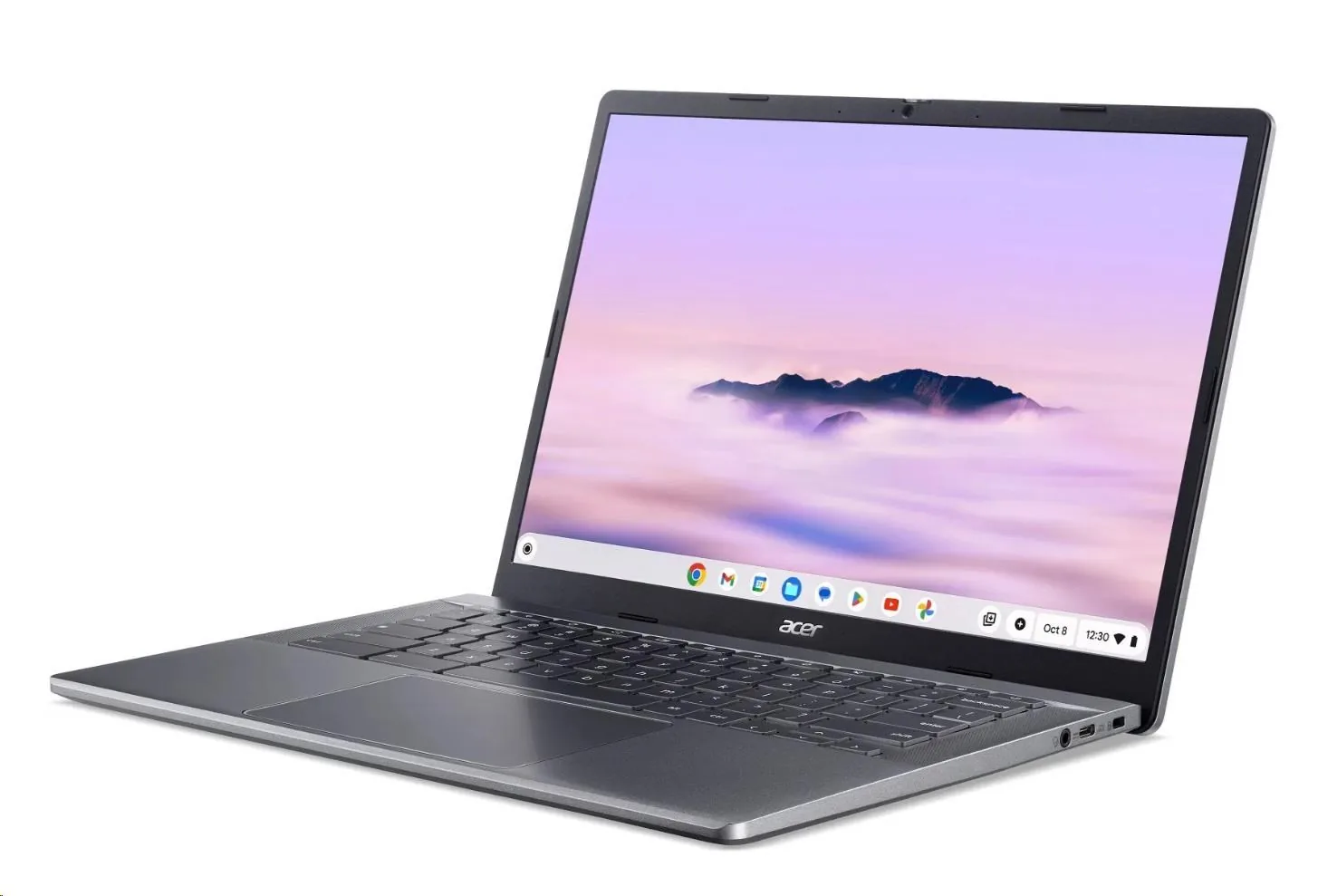 Acer Chromebook Plus 514/CB514-5HT-34JB/3-100U/14"/WUXGA/T/16GB/256GB SSD/UHD/Chrome/Gray/2R