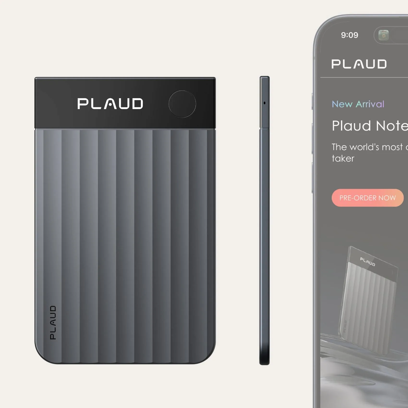 PLAUD Note PRO Black - AI hlasový záznamník